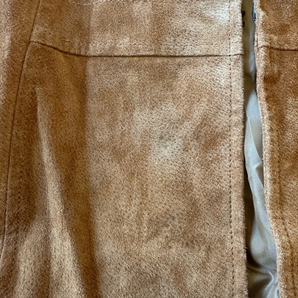 NWT Suede Military Jacket Rust Brown Blazer Coat XL - Picture 13 of 13